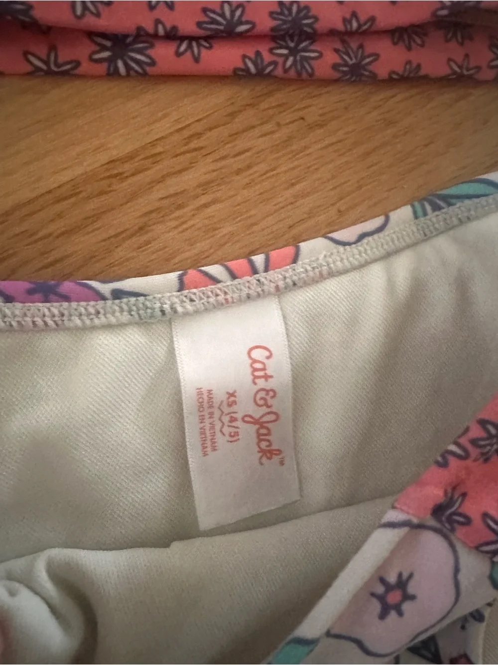 Girls bundle Two-Piece bikini Swimsuit lot-  Sz 4/5 cat and Jack art class